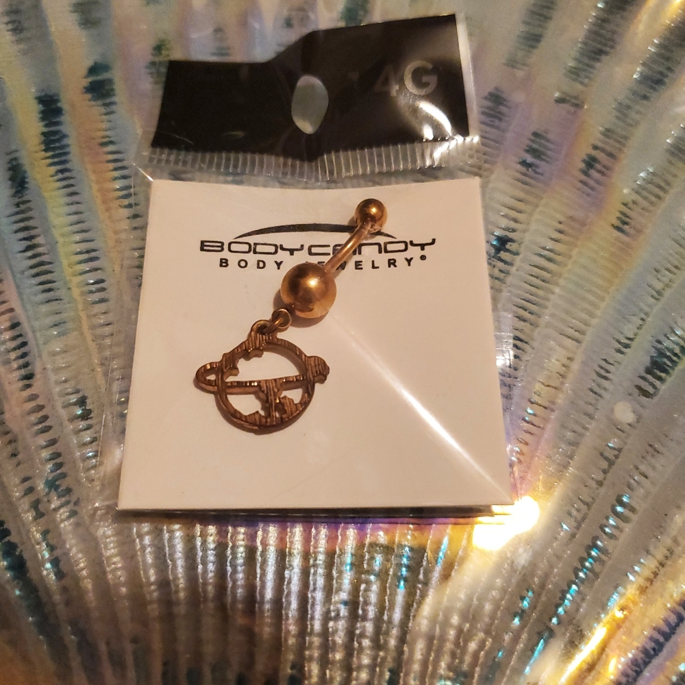 Rose Gold Body Candy Belly Button Piercing